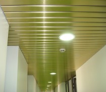 Pose de faux plafond métallique - La pairie - Rhône