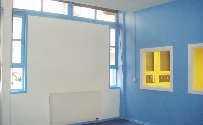 Peinture crèche Cuvier – Lyon 6e