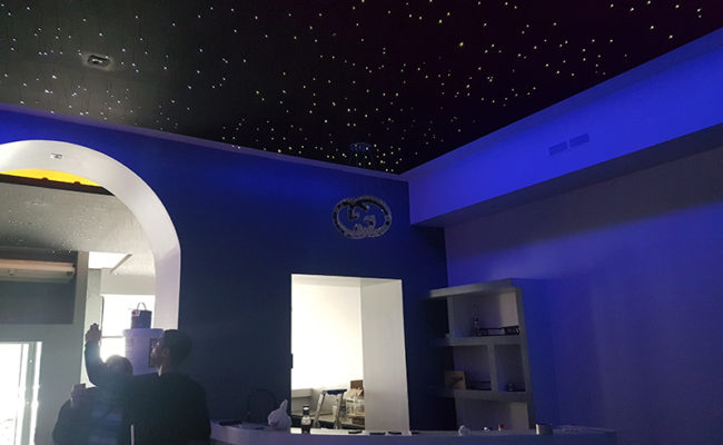 Plafond ciel étoilé – Le Ryad Oriental Lounge – Lyon 1er